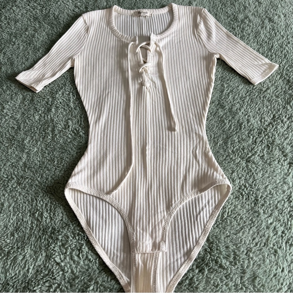 Ribbed Bodysuit